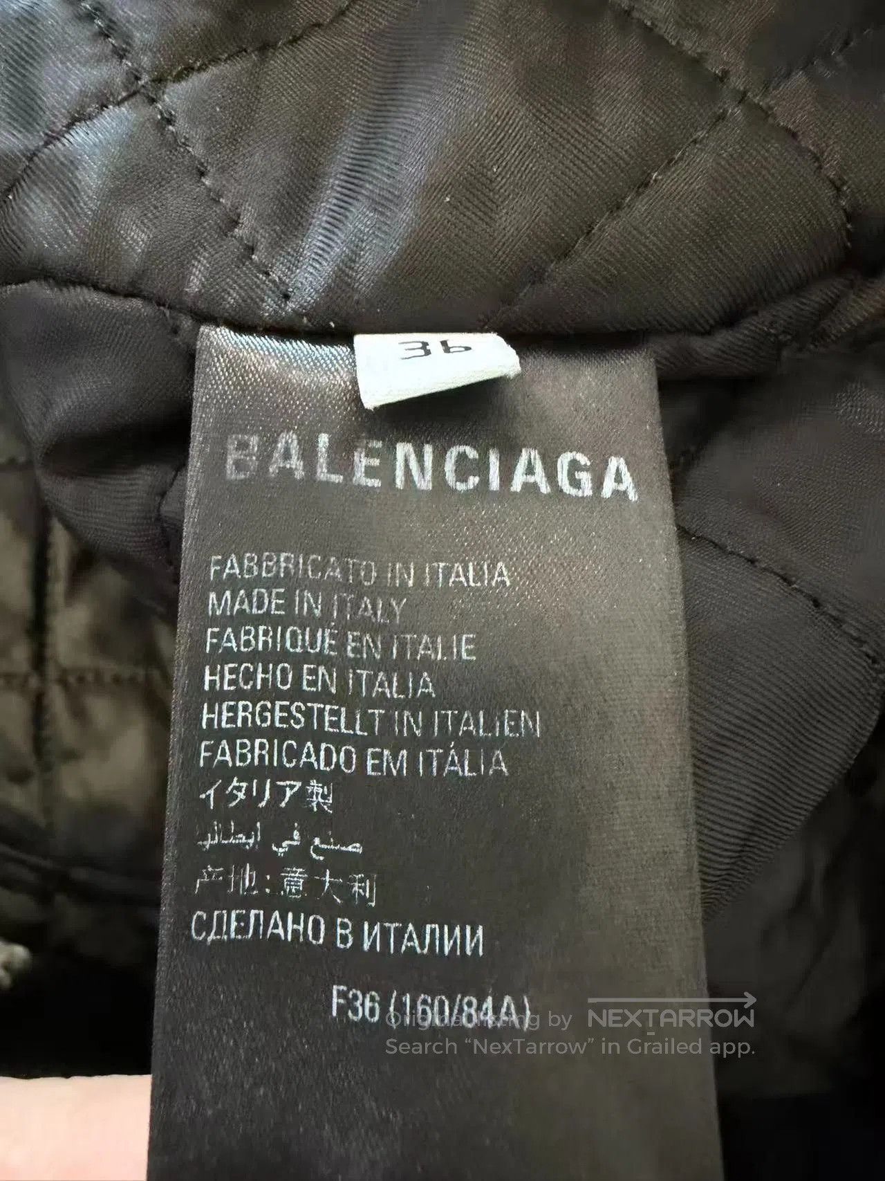 Balenciaga Balenciaga Logo Print Loose Zip Jacket. Size XS / US 0-2 / IT 36-38 - 4 Thumbnail