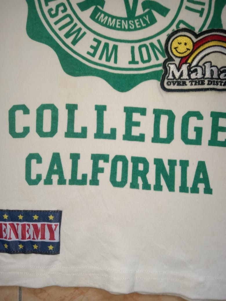 Vintage Defective Struct colledge calfornia university patches shirt Size US L / EU 52-54 / 3 - 8 Thumbnail