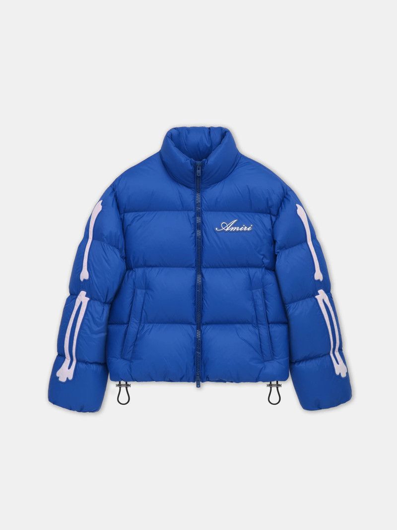Amiri o1orln1125 Bones Down Jacket in Blue Size US XL / EU 56 / 4 - 1 Thumbnail