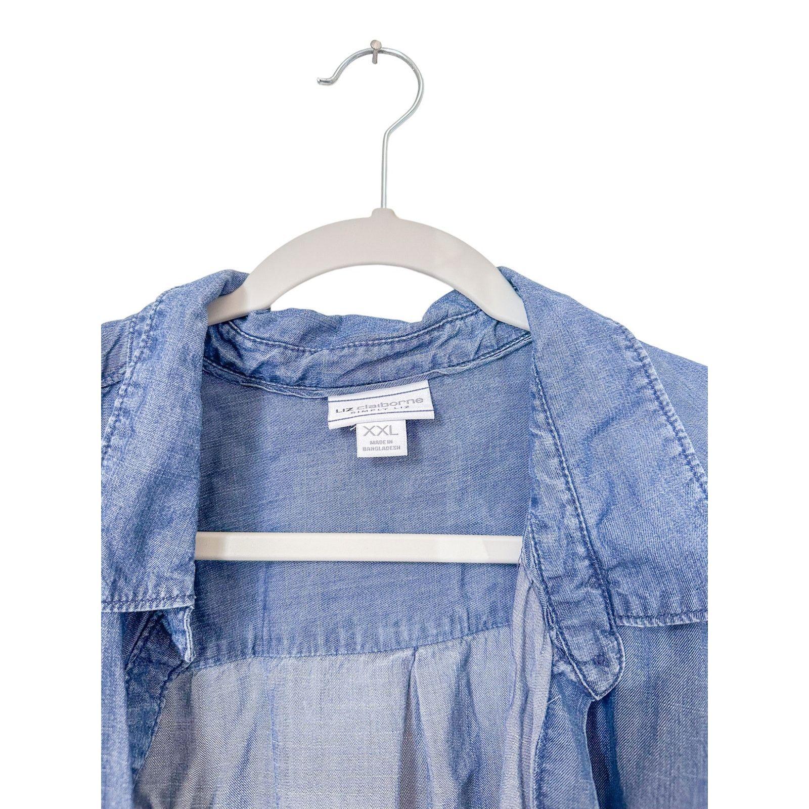 Liz Claiborne Liz Clairborne Denim Shacket , Size XXL Size XXL / US 16-18 / IT 52-54 - 2 Thumbnail