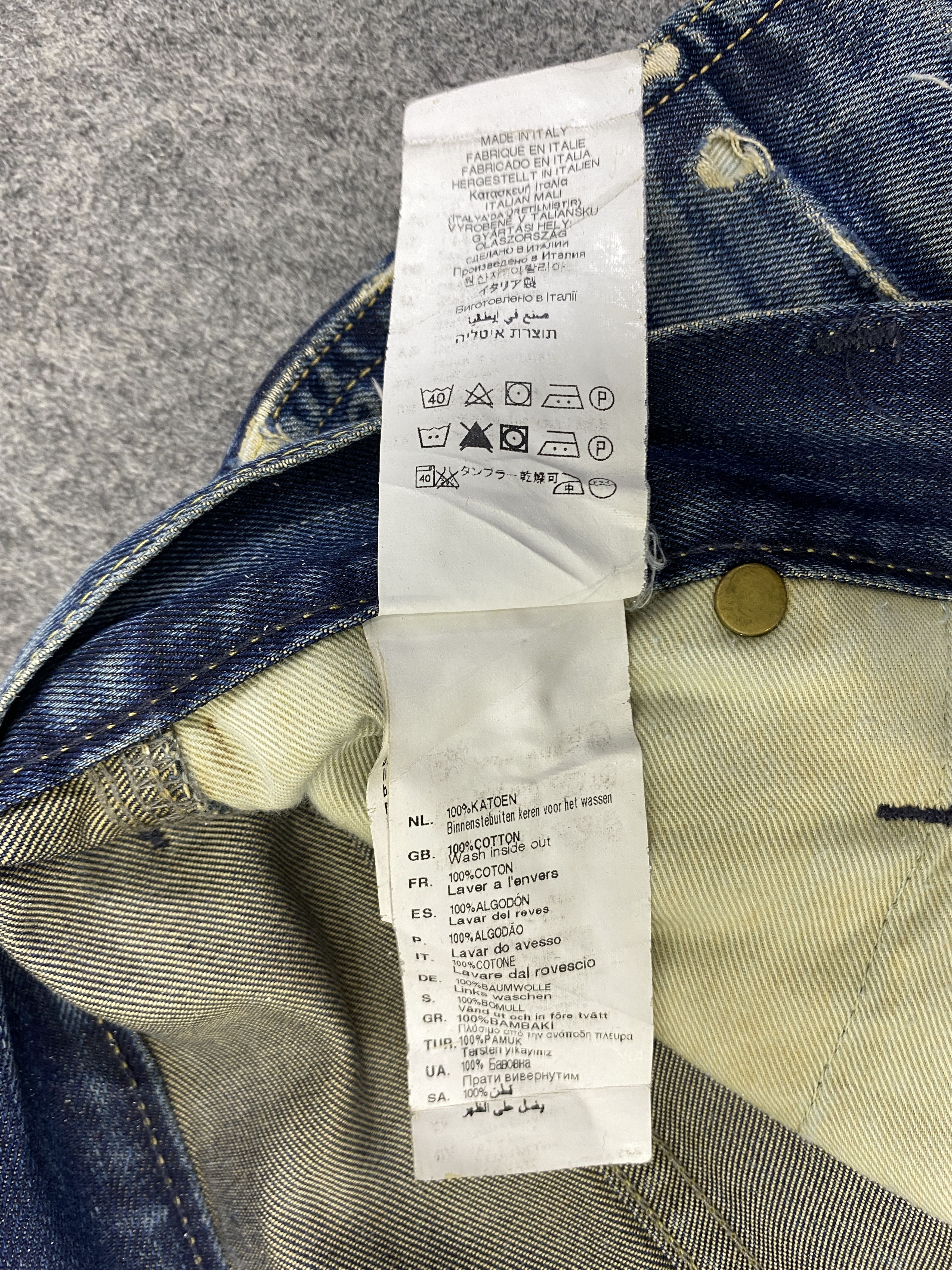 Hysteric Glamour Faded Blue Baggy HYSTERIC STYLE Jeans 30x29 Denim - JN3314 Size US 30 / EU 46 - 9 Thumbnail