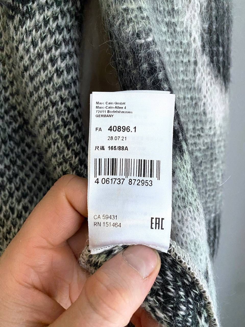 Other Marc Cain Mohair/Alpaca Wool Long Open Knit Cardigan, 3/M/L Size M / US 6-8 / IT 42-44 - 17 Thumbnail