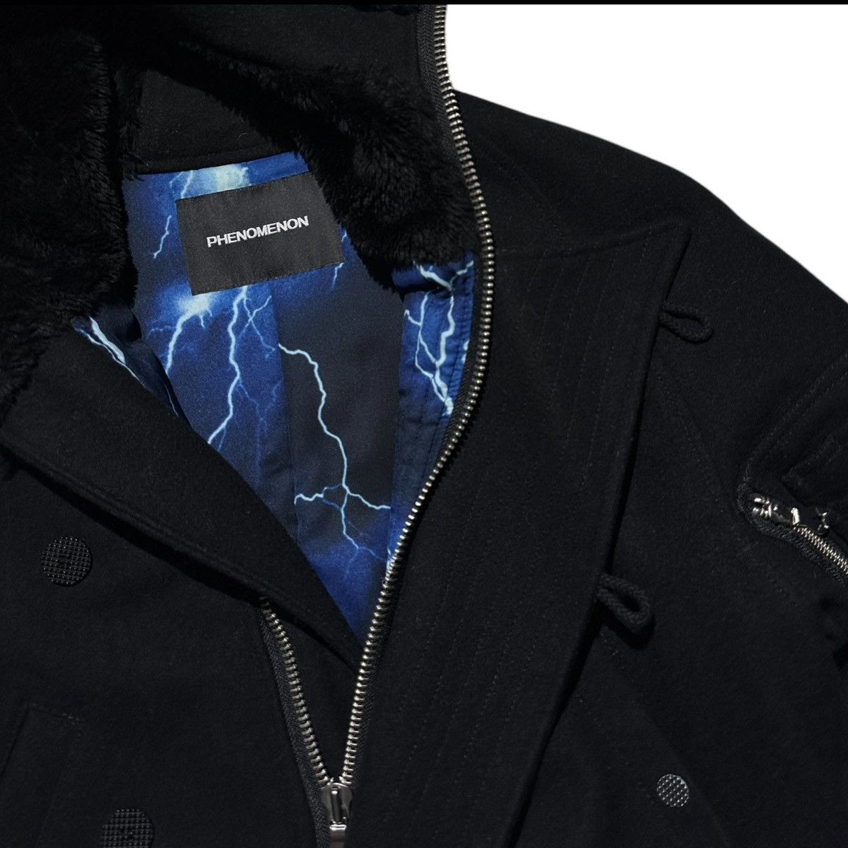 PHENOMENON FW11 wool fur heavyweight cropped hooded parka Size US M / EU 48-50 / 2 - 2 Thumbnail