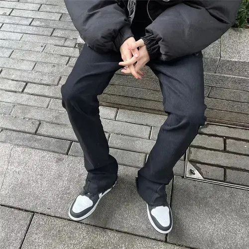 Japanese Brand 20SS Indigo Union Japan 3 Stripes Patchwork Pants Size US 32 / EU 48 - 2 Thumbnail