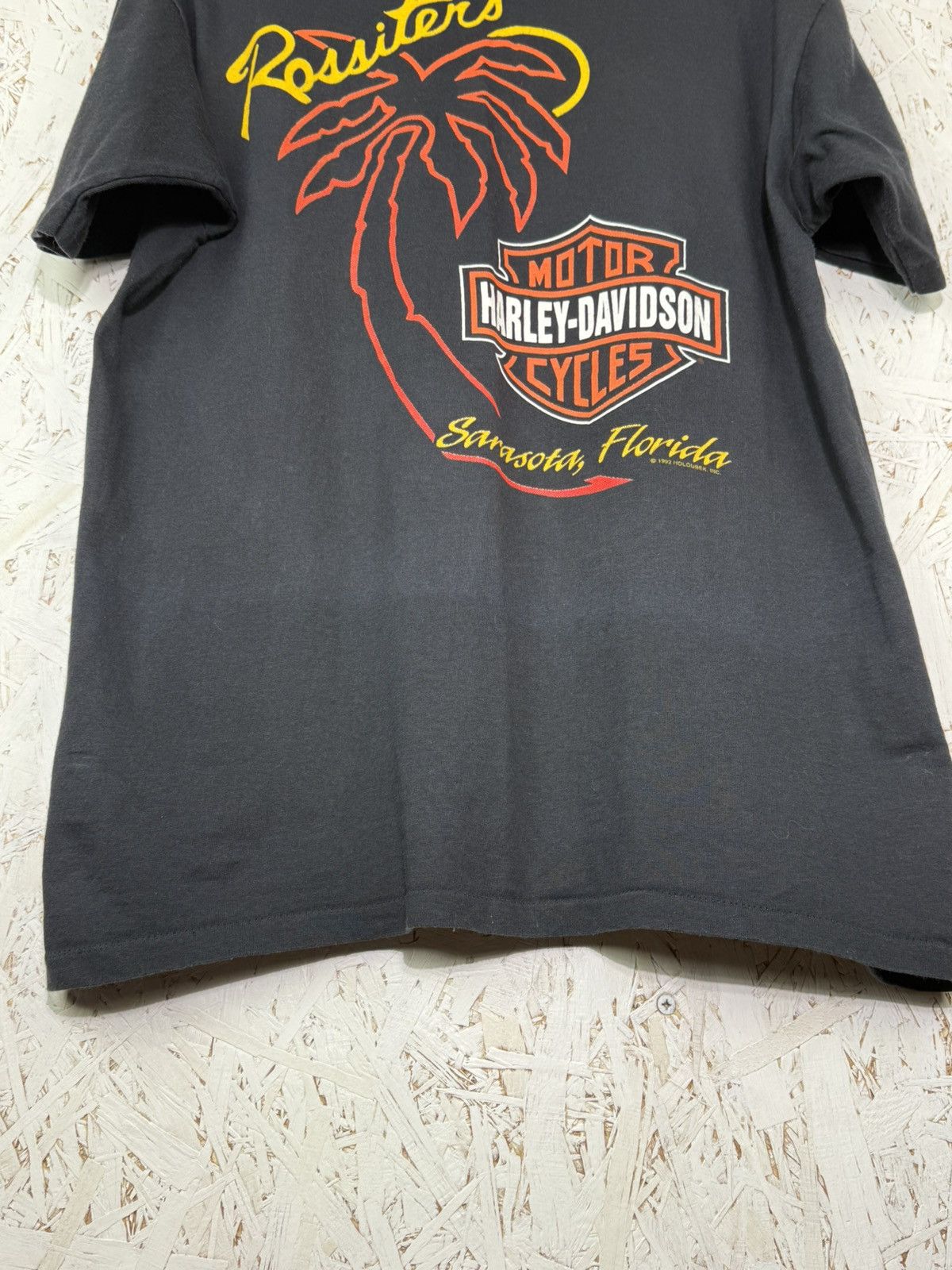 Harley Davidson 80s Harley Davidson 1988 Eagle Dragon Holoubek Florida Tee L Size US L / EU 52-54 / 3 - 9 Thumbnail