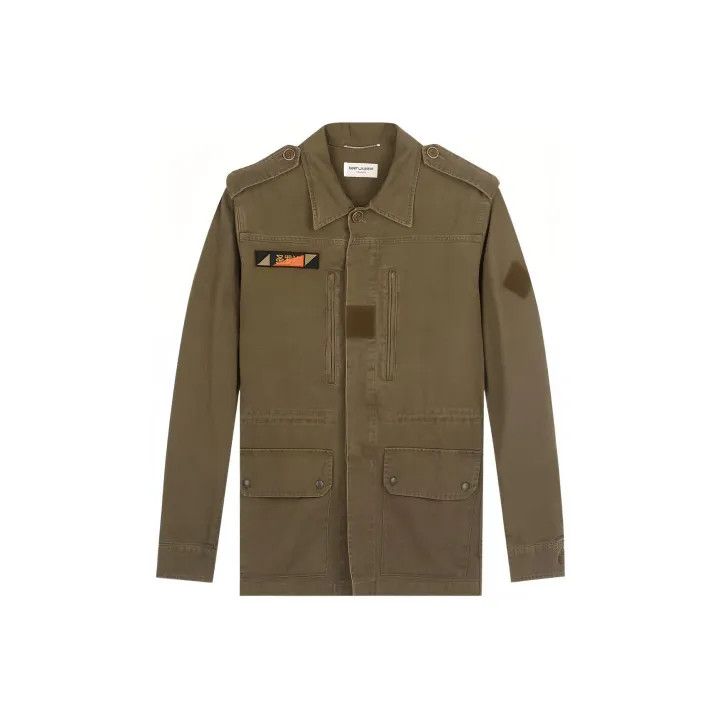 Saint Laurent Paris Saint Laurent Casual Logo Embroidered Jacket Size US M / EU 48-50 / 2 - 1 Thumbnail