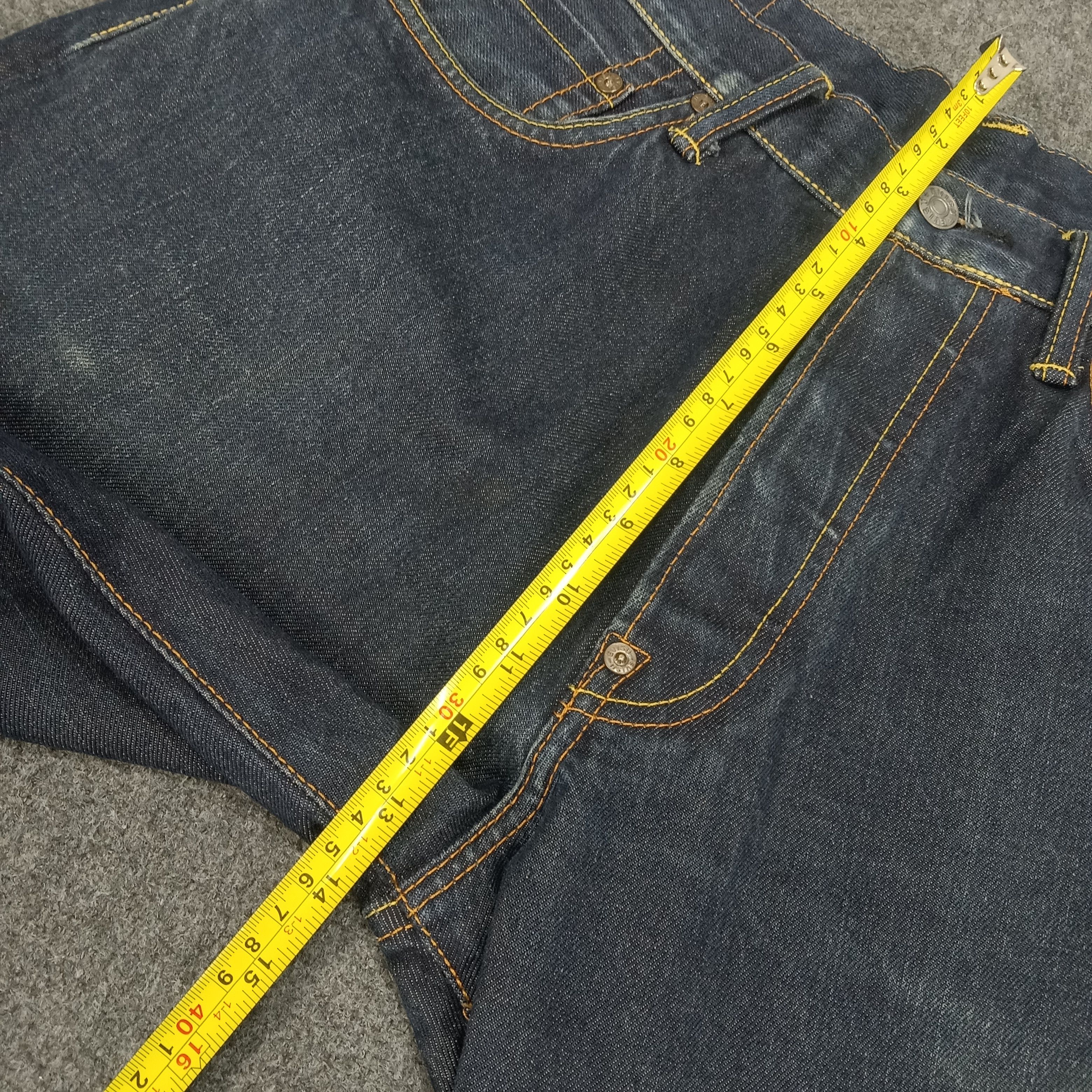 Evisu × Vintage Evisu Japanese Brand Daicock Art Denim Jeans Size US 31 - 10 Thumbnail