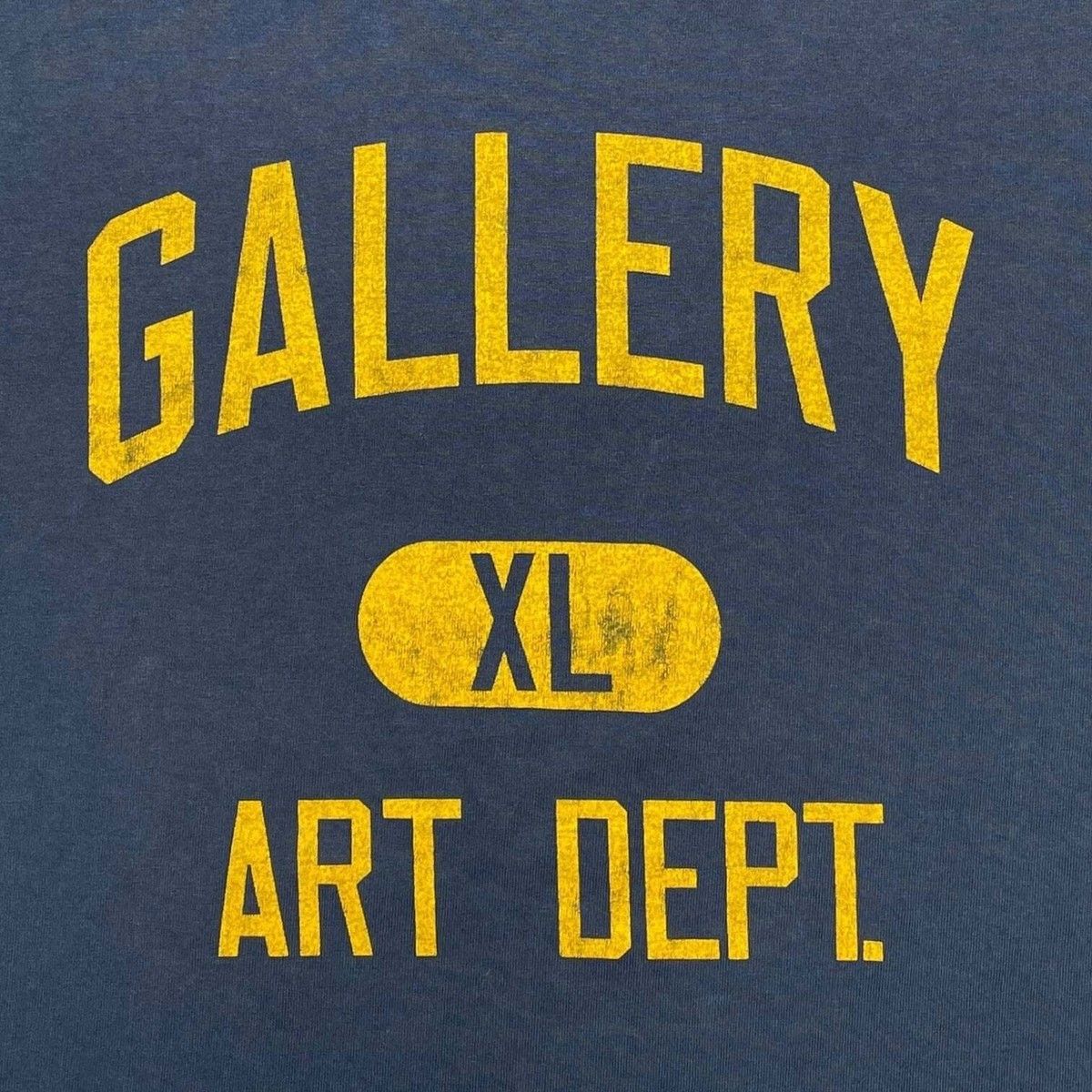 Gallery Dept. Gallery Dept Art Dept Navy/Yellow Logo Department Tee - 2XL Size US XXL / EU 58 / 5 - 3 Thumbnail