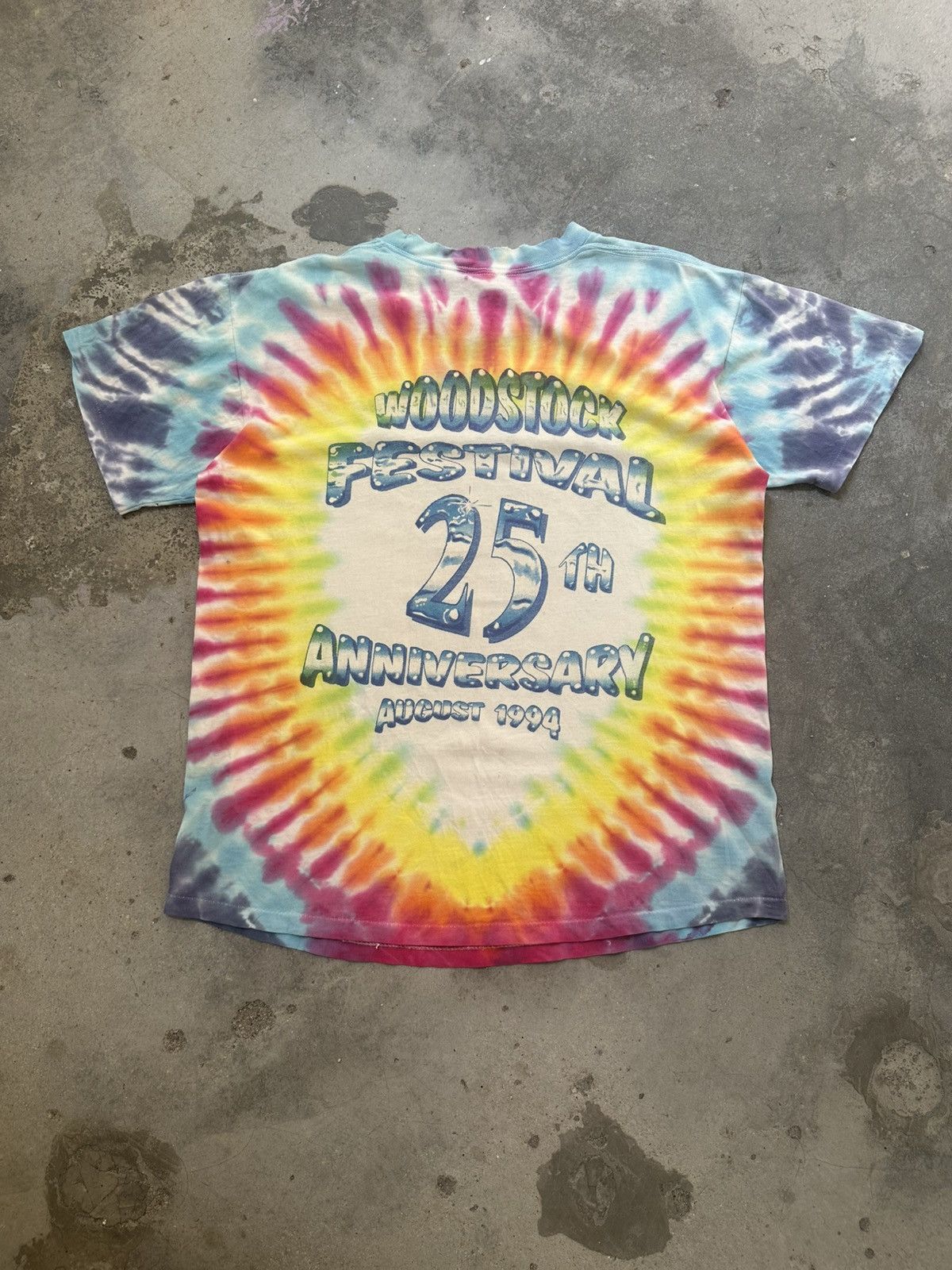 Vintage Vintage 1994 Woodstock Distressed tee Size US L / EU 52-54 / 3 - 2 Thumbnail