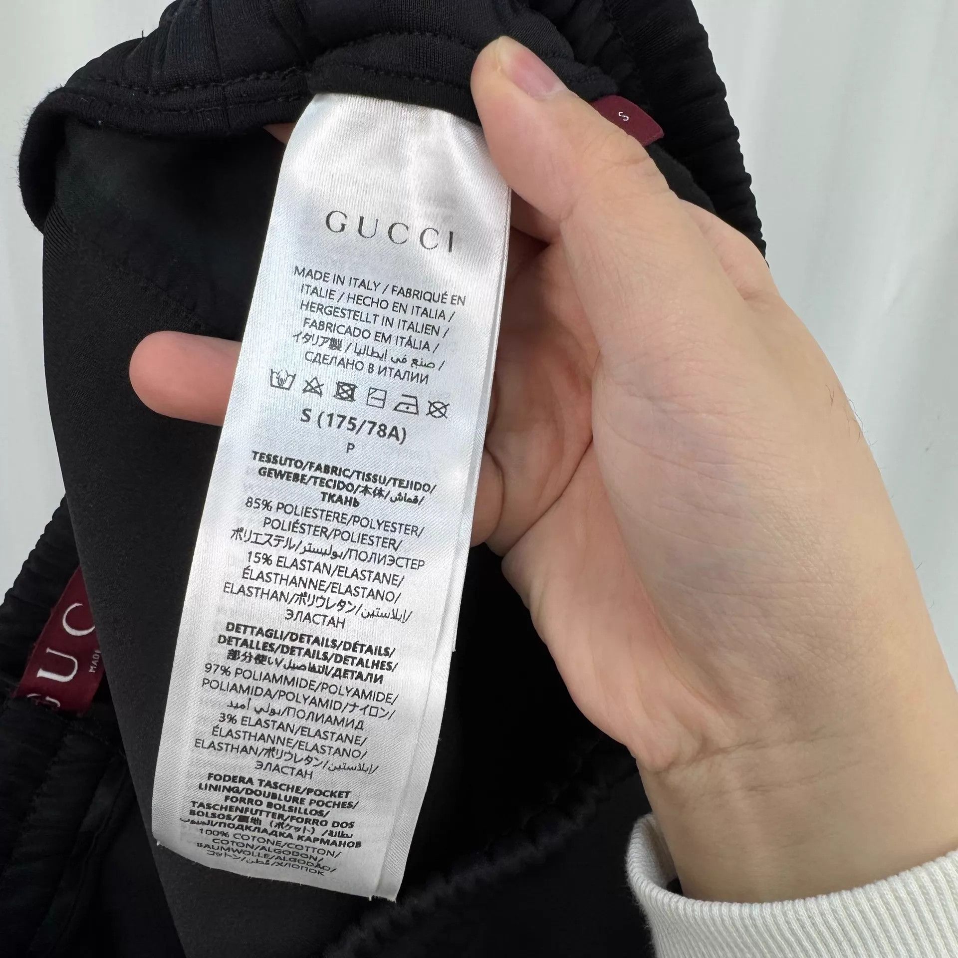Gucci Gucci 25ss Embroidered Logo Webbing Pants Size S 99 New Size US 29 - 6 Thumbnail