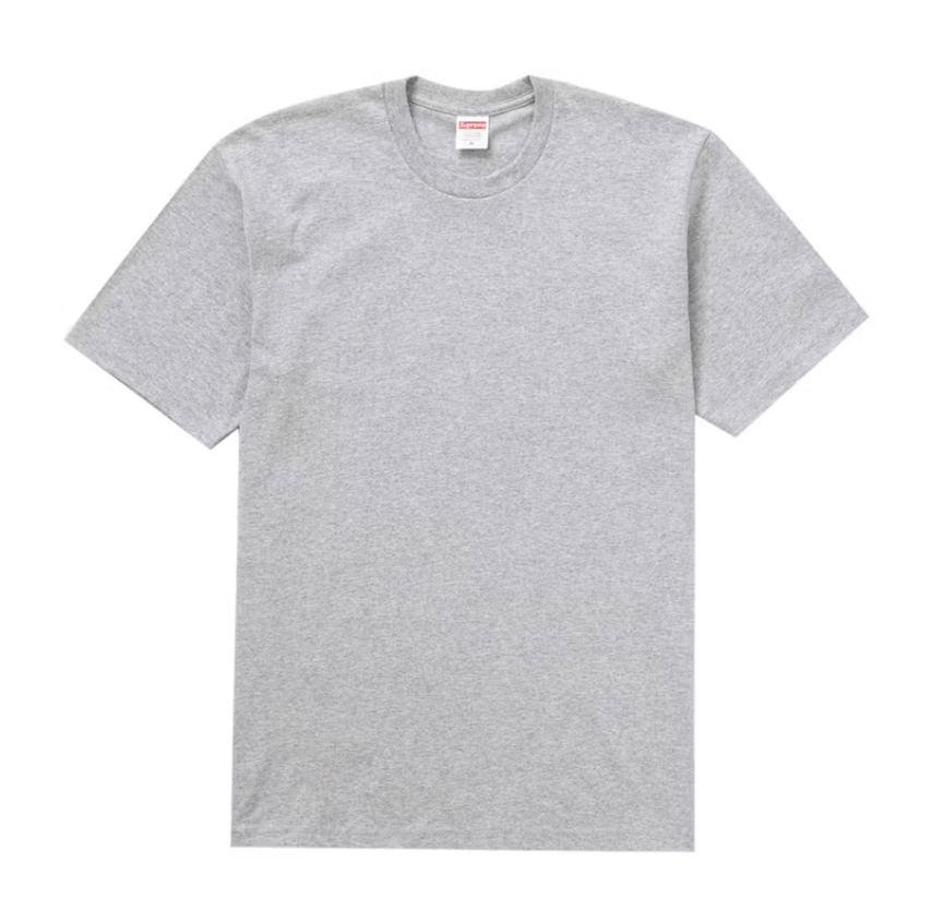 Supreme Supreme Backwards Tee Heather Grey Size M Size US M / EU 48-50 / 2 - 2 Thumbnail