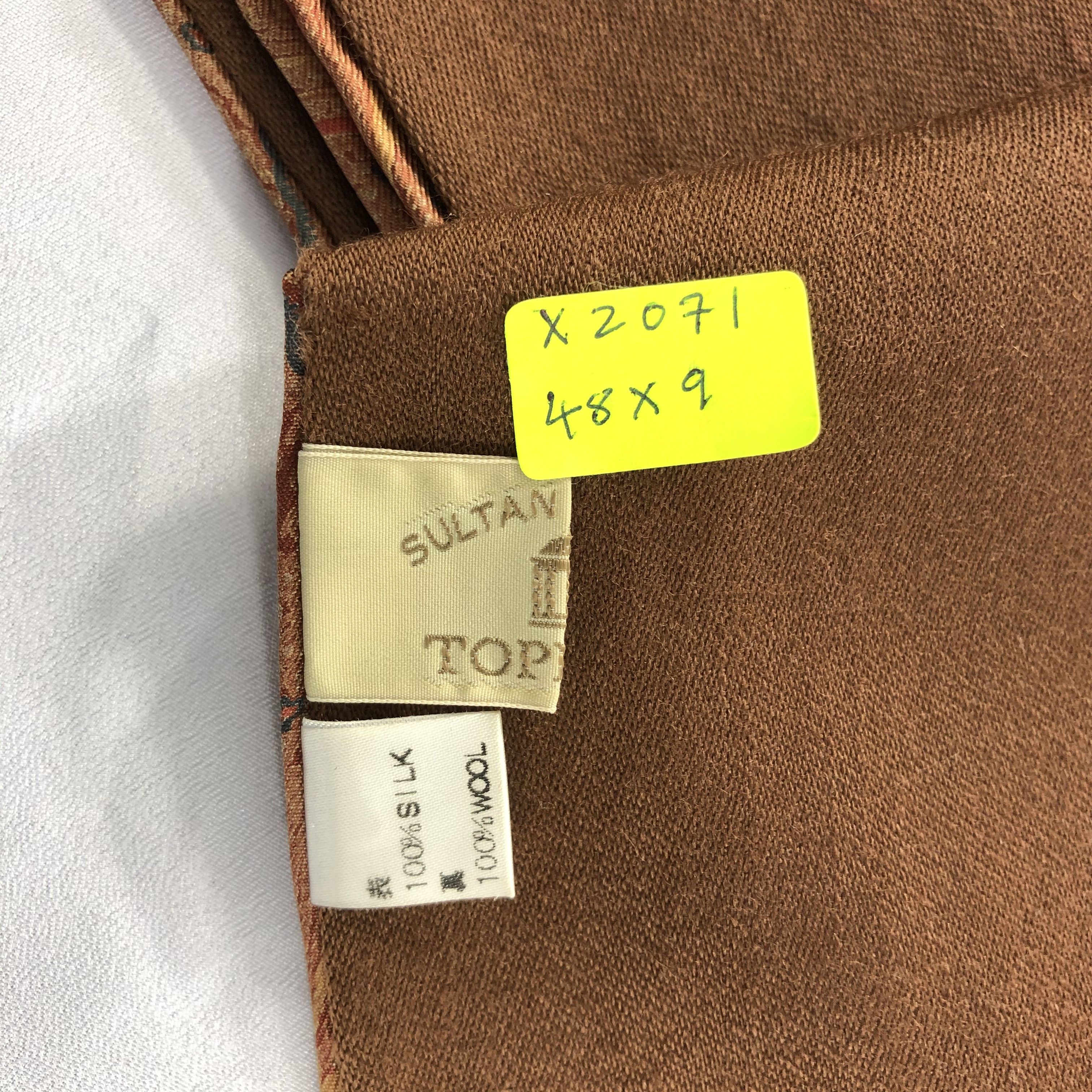 Vintage Vintage Silk Scarf Size ONE SIZE - 9 Thumbnail