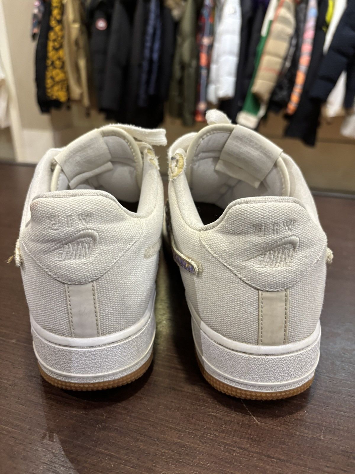 Nike × Travis Scott Travis Scott X Nike Air Force 1 Low Sail Size US 10.5 / EU 43-44 - 3 Thumbnail
