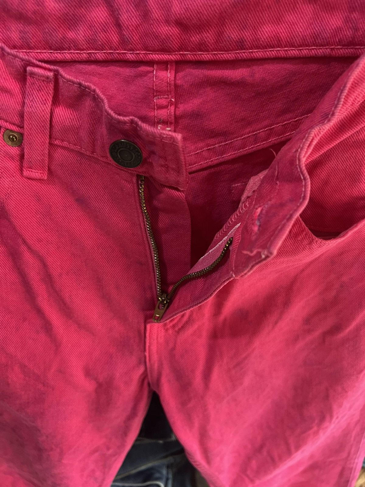 Levi's 🔥Rare Vintage Pink Levis Button J41 Denim Size US 27 - 10 Thumbnail