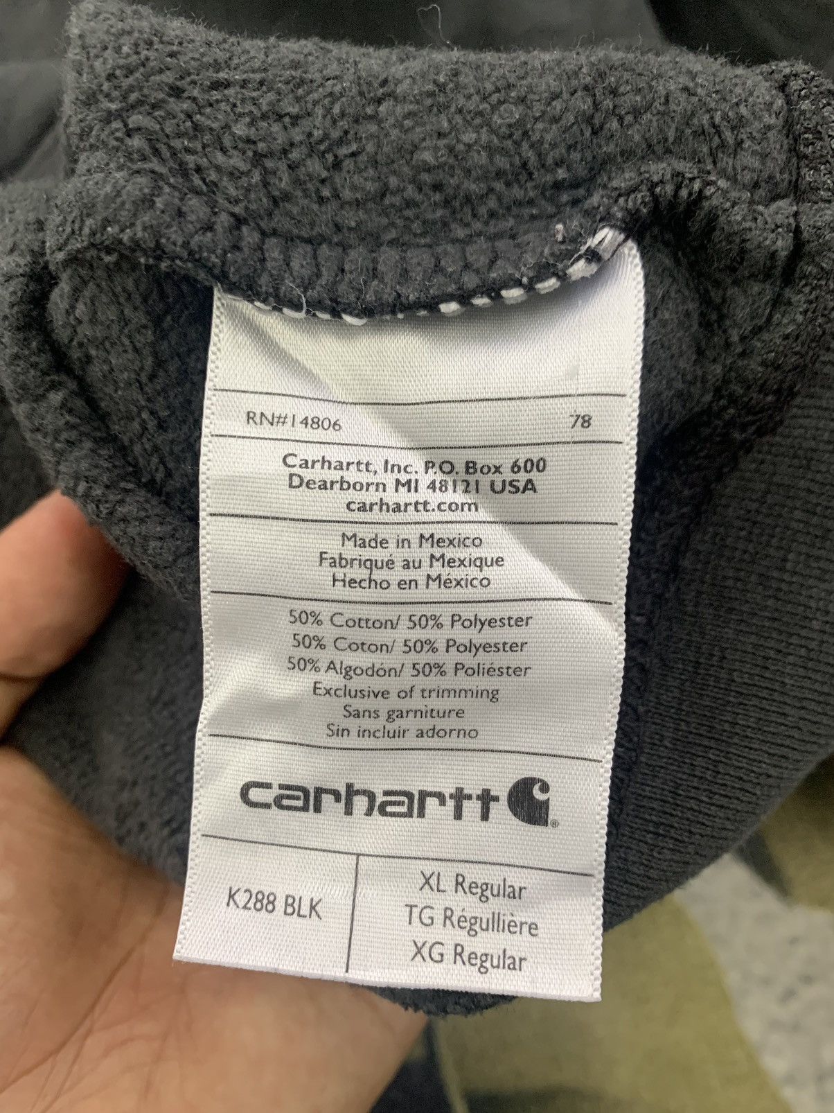 Carhartt Carhartt Original Fit Hoodie Size US XL / EU 56 / 4 - 15 Thumbnail