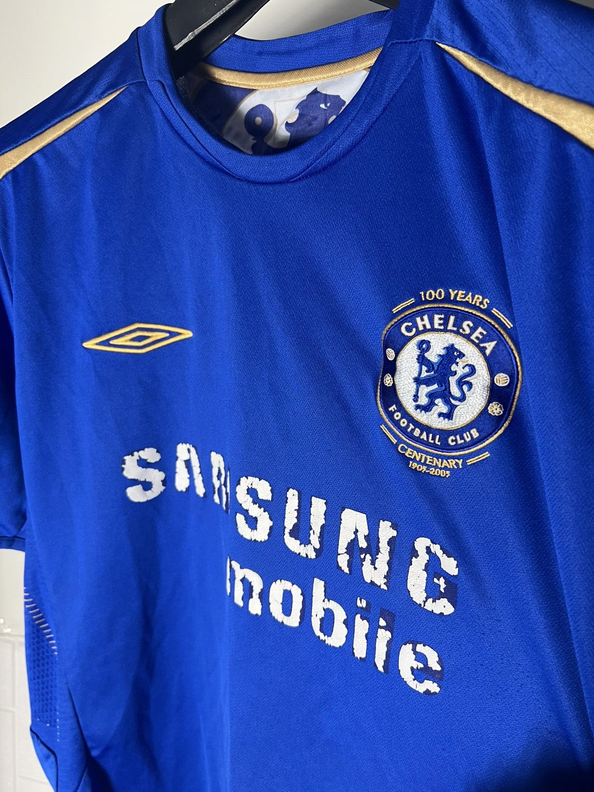Umbro × Vintage VERY RARE UMBRO FC CHELSEA LONDON ENGLAND SOCCER JERSEY Y2K Size US XL / EU 56 / 4 - 5 Thumbnail