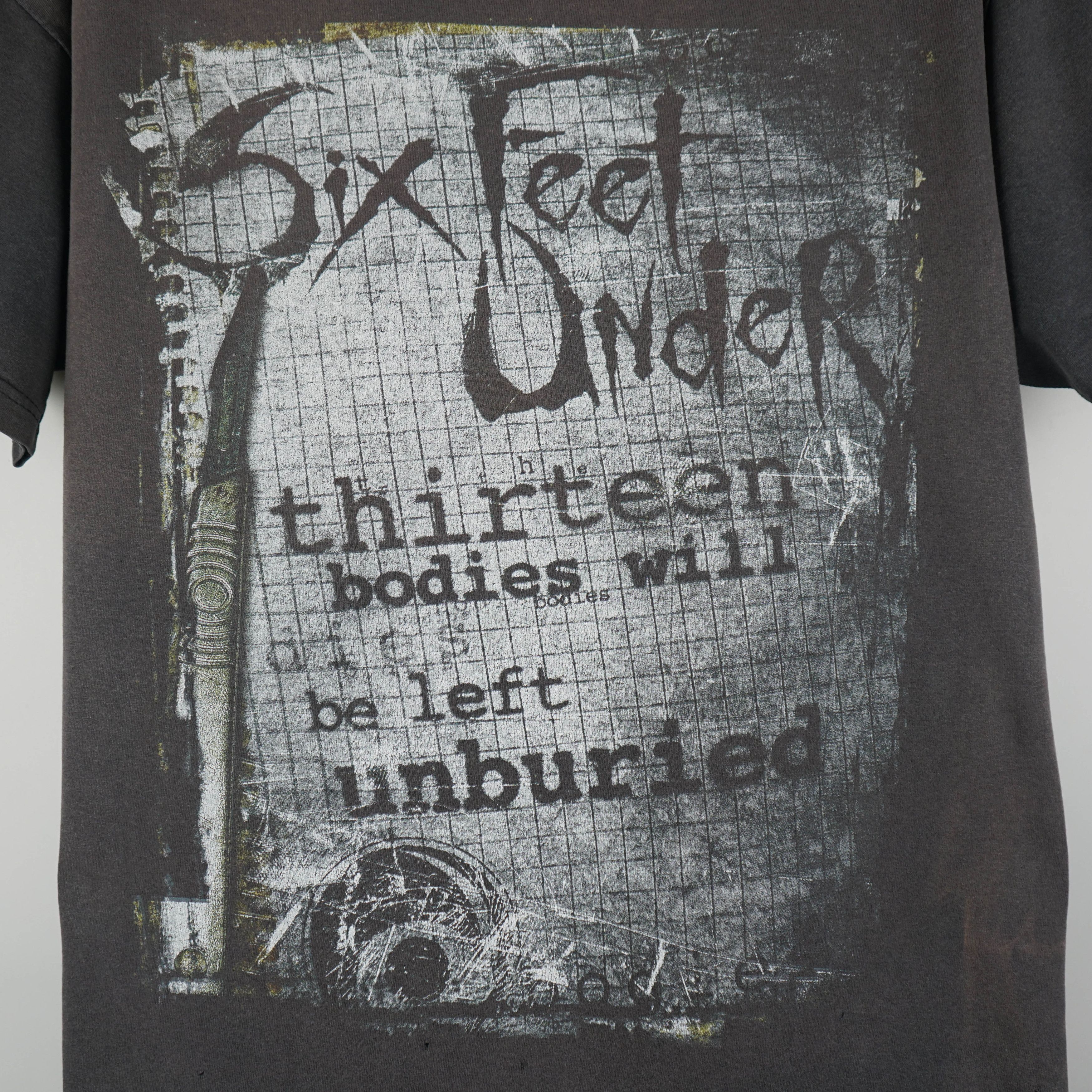 Band Tees × Vintage Vintage 2005 Six Feet Under T-Shirt 13 Death Metal Size US M / EU 48-50 / 2 - 11 Thumbnail