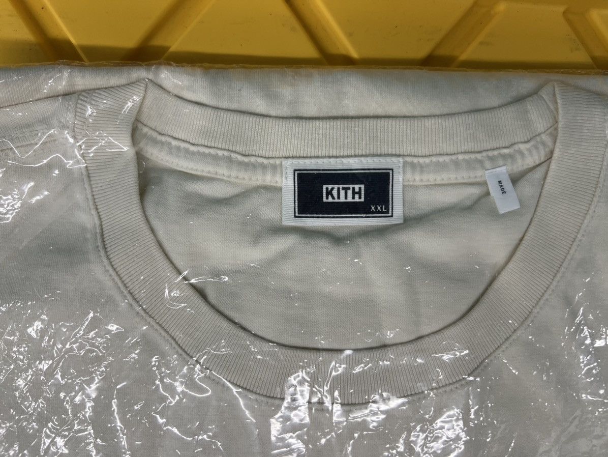 Kith Kith Script Needlepoint Tee - Sandrift Size 2XL T-Shirt Size US XXL / EU 58 / 5 - 6 Thumbnail