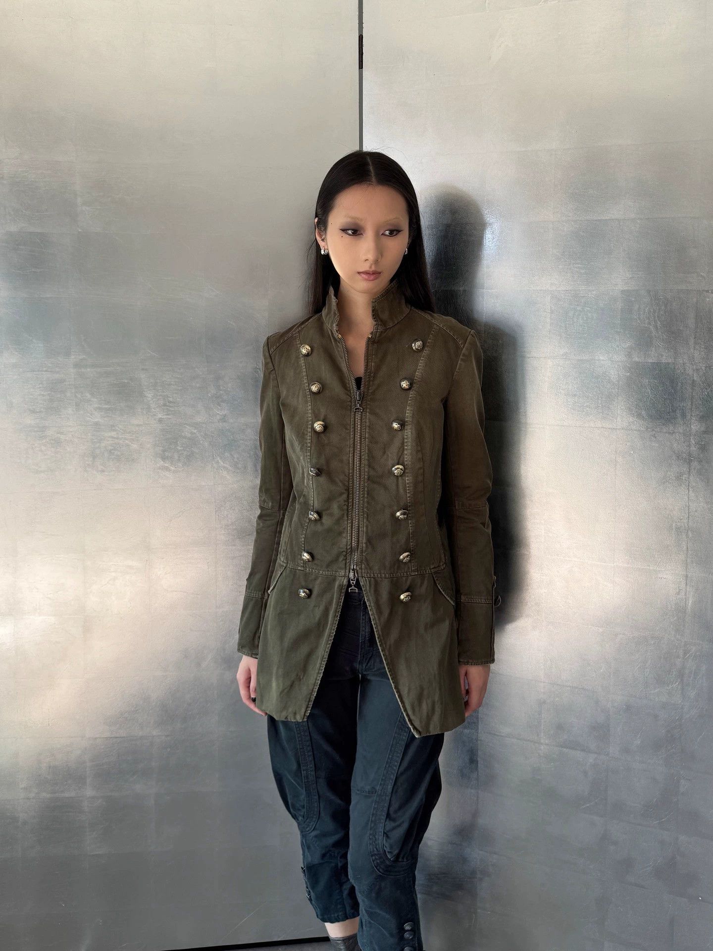 Other Napoleon Military Double Zipper Jacket Size 40 Size S / US 4 / IT 40 - 3 Thumbnail