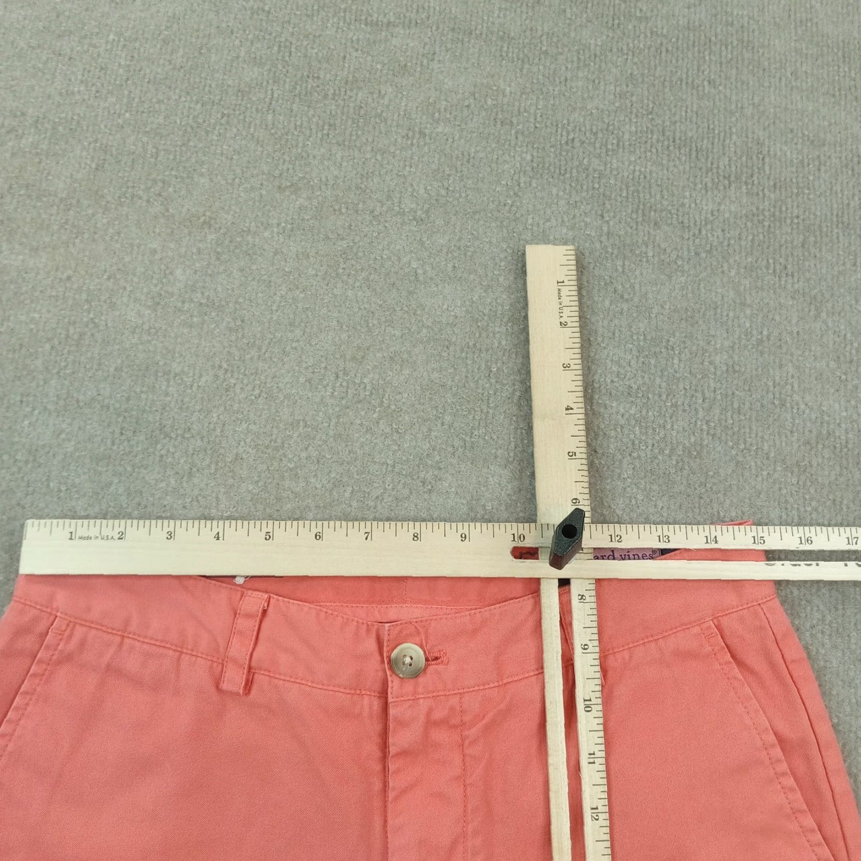 Vineyard Vines Vineyard Vines Mens Pants 30x30 Extra Large XL Orange Chino Slim Fit Flat Front Size US 30 / EU 46 - 4 Thumbnail