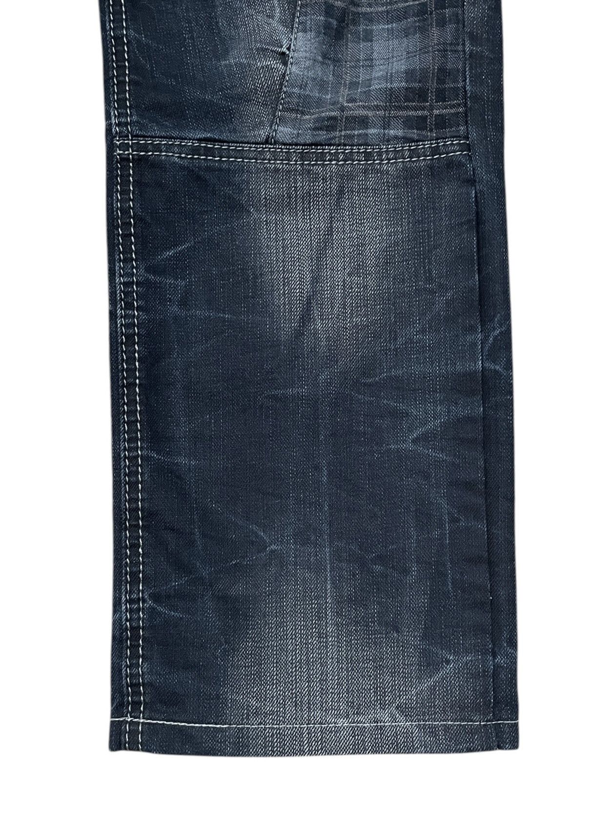 Le Grande Bleu (L.G.B.) Vintage Japanese Brand K&M Jeans 2000s Size US 30 / EU 46 - 7 Thumbnail