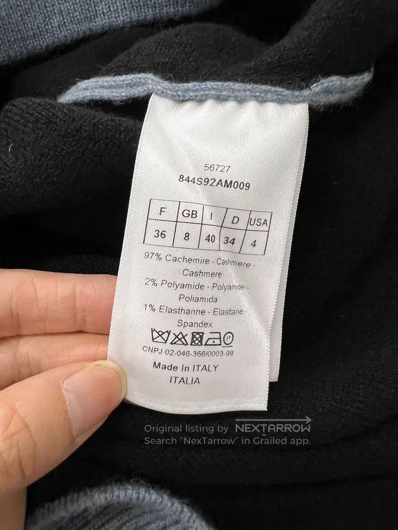 Dior Dior Letter cashmere sweater Size XS / US 0-2 / IT 36-38 - 4 Thumbnail