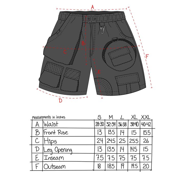 Kody Phillips SHORTS NO.04-3.0 CARGO SHORTS