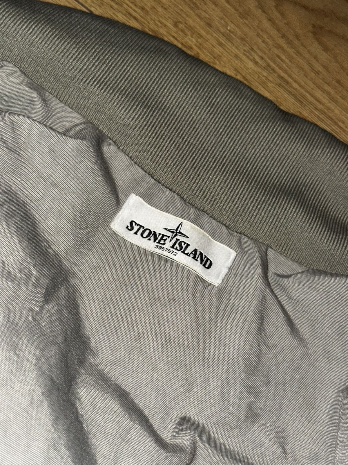 Stone Island Stone Island Dove Grey Garment Dyed Puffer Jacket Size US S / EU 44-46 / 1 - 3 Thumbnail