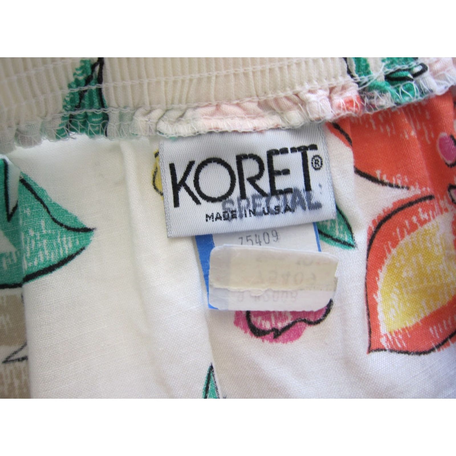 Vintage Vintage Koret 100% Cotton Green Yellow Pink Parrot Bird Button Maxi Skirt Small Koret Vintage 100% Cotton Green Pink Parrot Bird Maxi Skirt Small Size 28" / US 6 / IT 42 - 4 Thumbnail