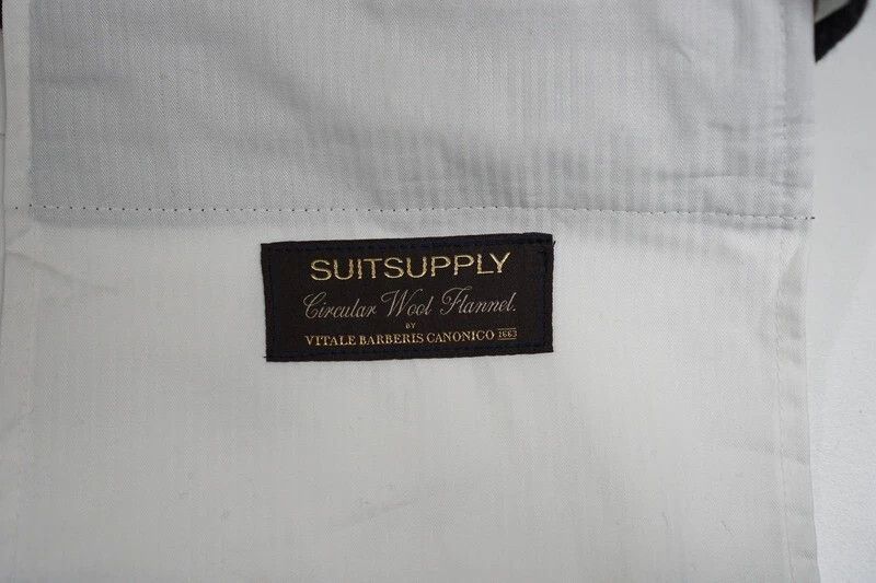 Suitsupply Men Suitsupply Soho Suhu Trousers Flannel Wool Grey UK/US36S Size 36S - 4 Thumbnail