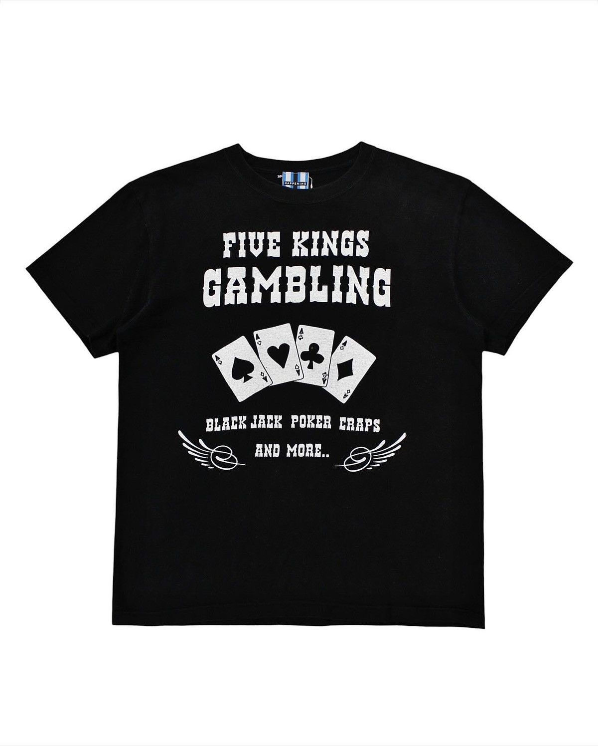 Hysteric Glamour 2000S HAPPENING 5 KINGS GAMBLING POKER TEE Size US M / EU 48-50 / 2 - 1 Thumbnail