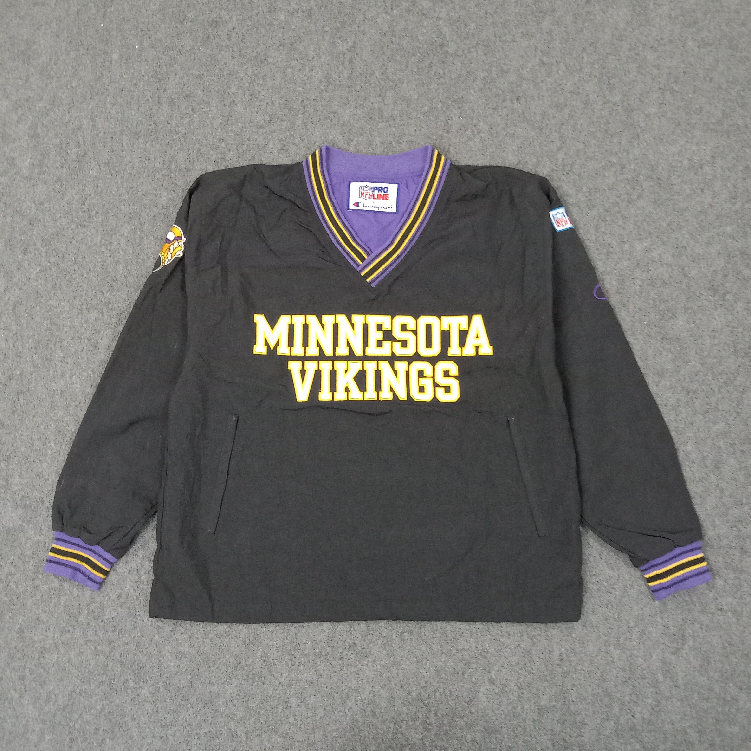 NFL Champion Minnesota Vikings American NFL Sweatshirt C254N14 Size US XL / EU 56 / 4 - 1 Thumbnail