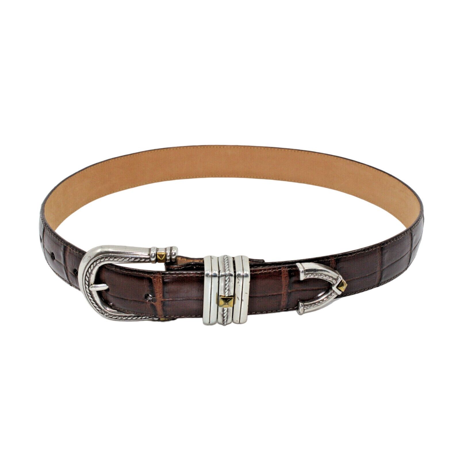 Brighton A4 Auth BRIGHTON Leather Alligator print Belt Size S / 28 Size ONE SIZE - 4 Thumbnail
