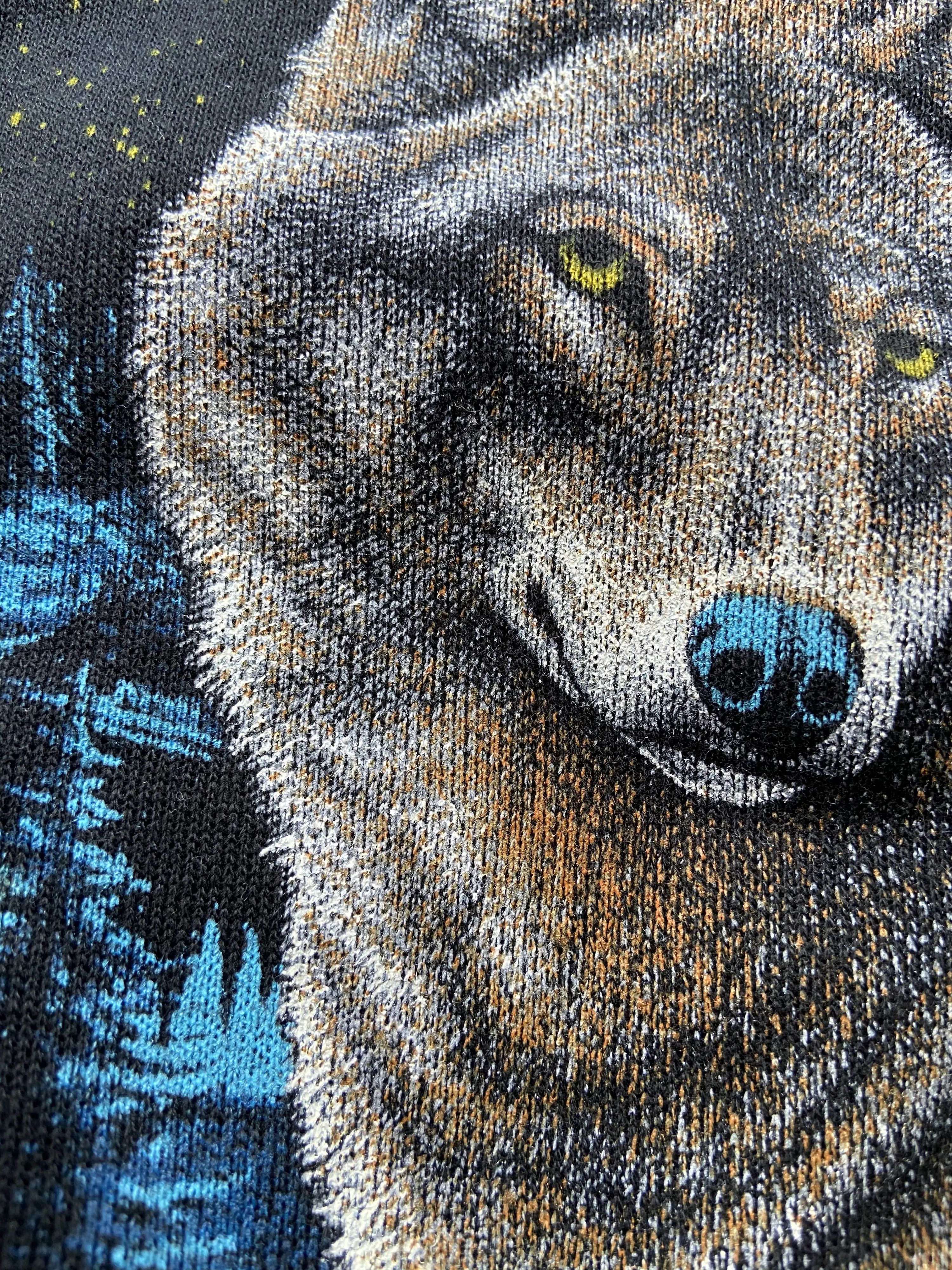Vintage Jerzees Wolf Sweater Size US L / EU 52-54 / 3 - 4 Thumbnail