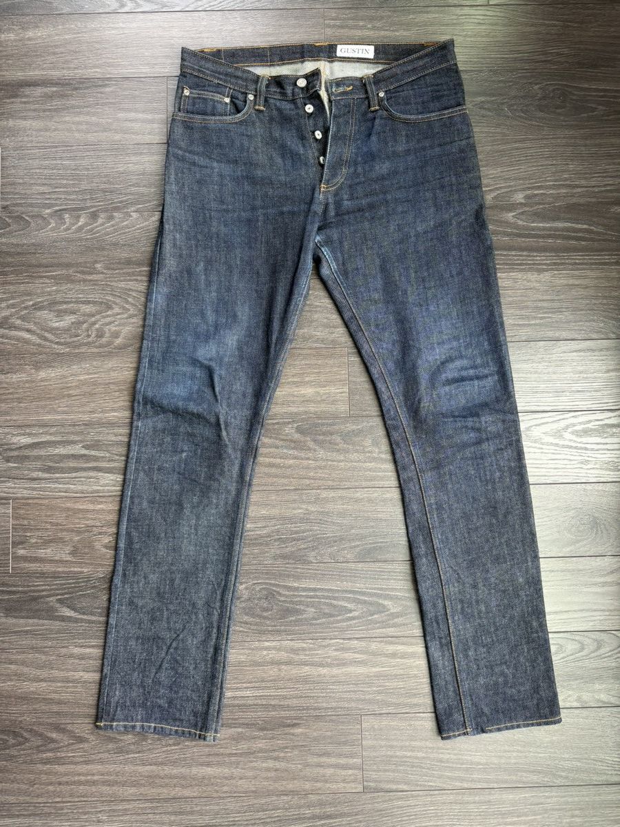 Gustin Gustin J4 Indigo Selvedge Jeans Size 34 Size US 34 / EU 50 - 1 Thumbnail