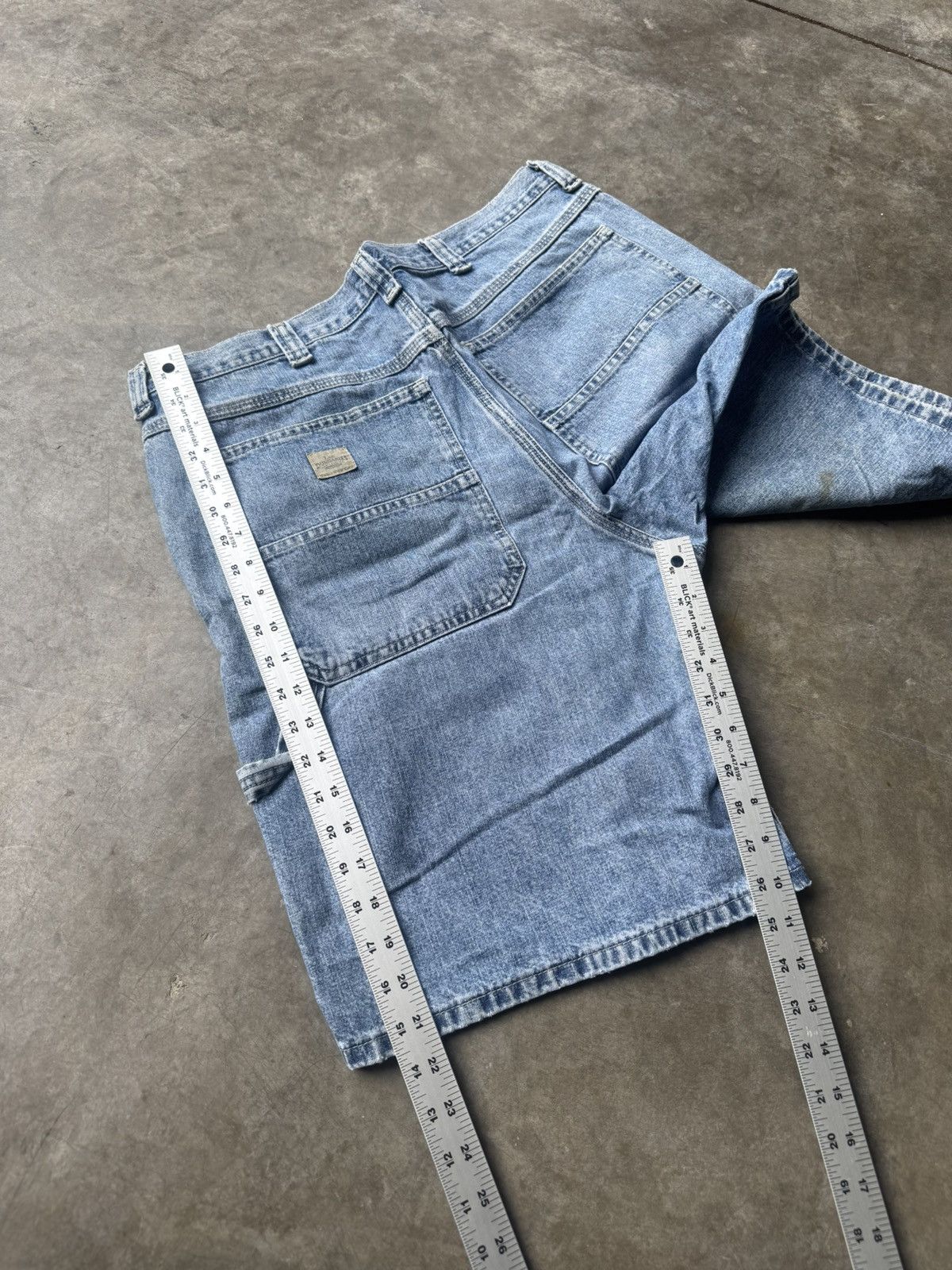 Lee × Vintage Vintage 90’s/00’a Lee Dunagree Carpenter Jorts Size US 36 / EU 52 - 5 Thumbnail