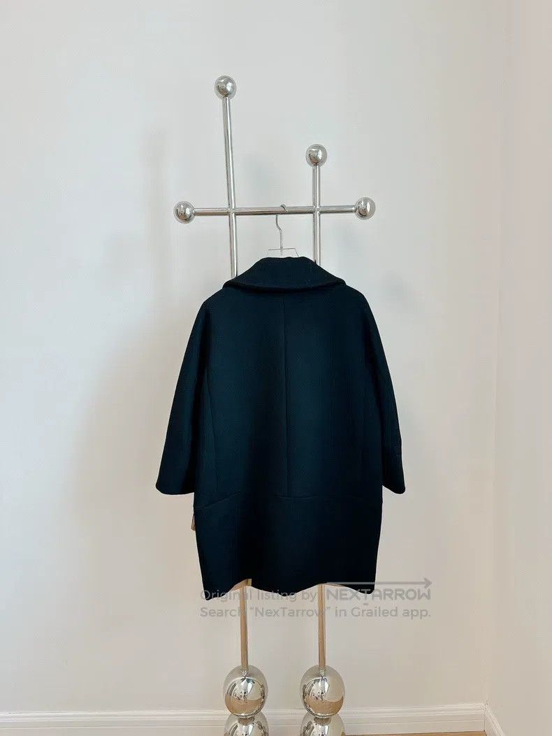 Max Mara Max Mara Black Wool Coat Size XS / US 0-2 / IT 36-38 - 2 Thumbnail