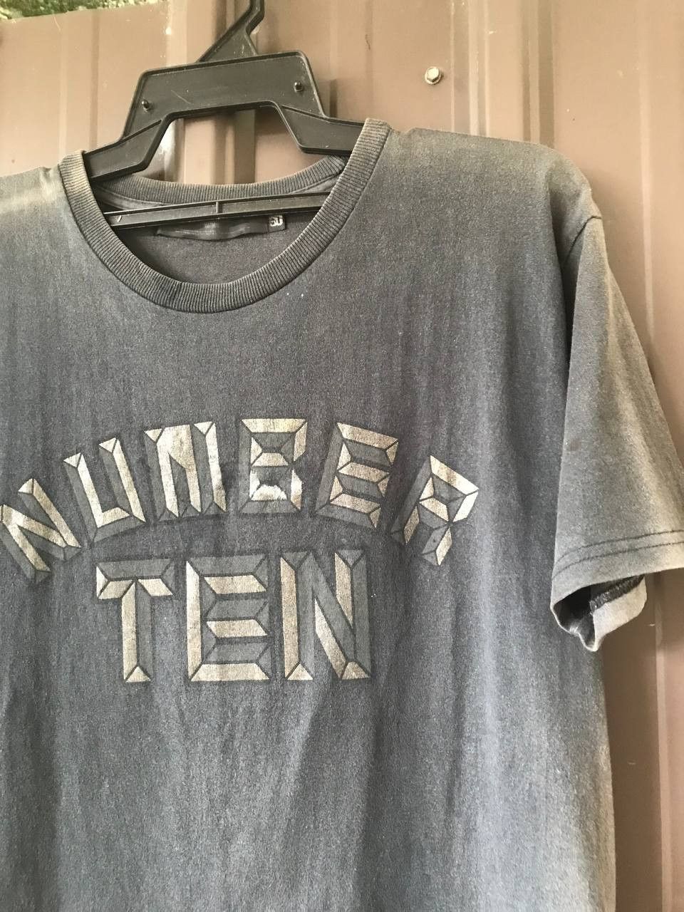 Japanese Brand INSTIC NO6 SENSE / NUMBER NINE SUNFADED DISTRESSED TEE Size US S / EU 44-46 / 1 - 2 Thumbnail
