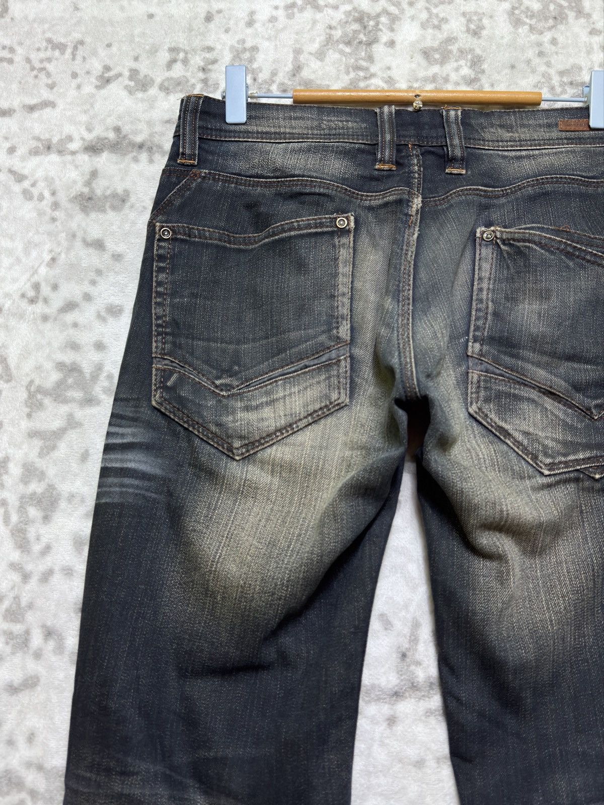 Nicole Club Nicole Club for Men Distressed Washed Zipper Pocket Denim Size US 30 / EU 46 - 11 Thumbnail