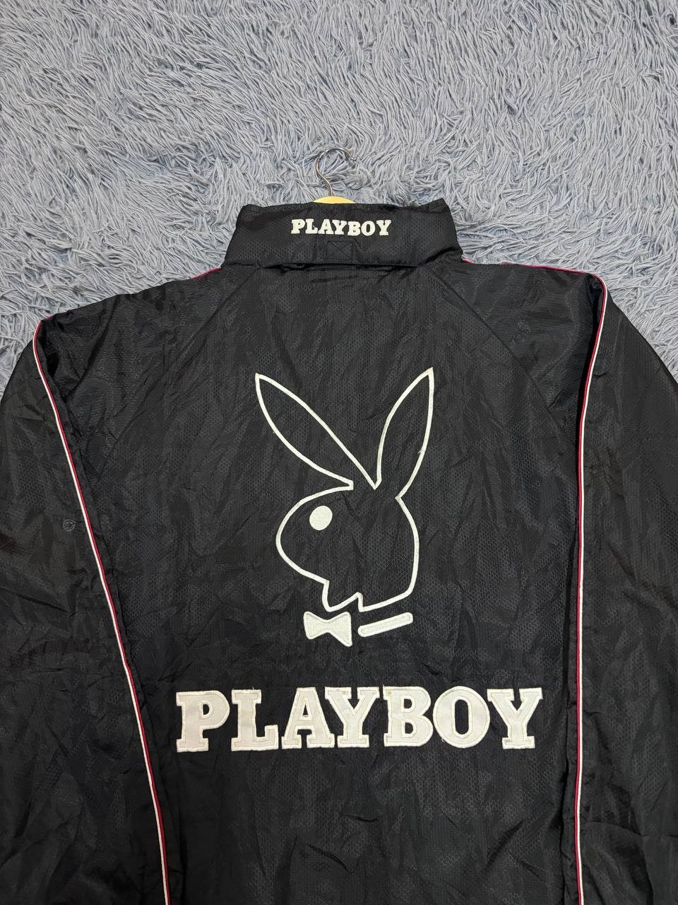 Playboy PLAYBOY Windbreaker Zipper Jacket Big Logo Embroidery Size US XXL / EU 58 / 5 - 3 Thumbnail