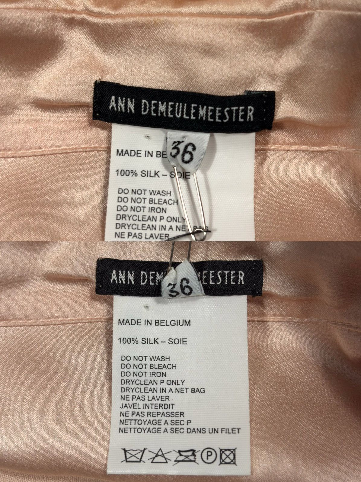 Ann Demeulemeester ICONIC ANN DEMEULEMEESTER SS02 Runway Archive Laced Dress Size S / US 4 / IT 40 - 14 Thumbnail