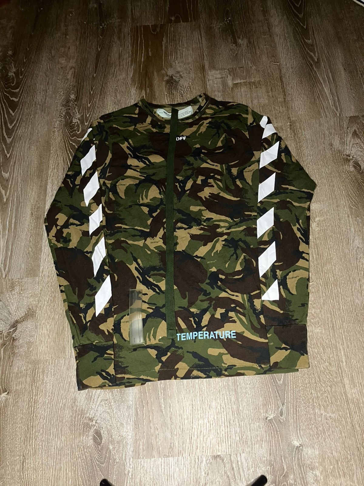 Off-White × Virgil Abloh Off-White Camouflage Temperature Long Sleeve Size US XS / EU 42 / 0 - 1 Thumbnail