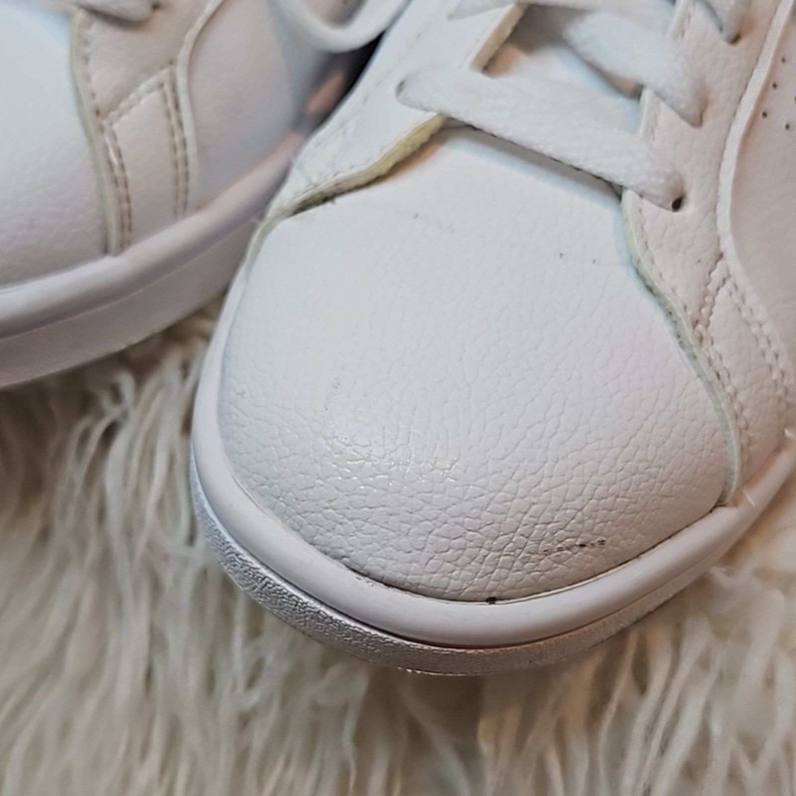 Adidas Adidas Cloudfoam White and Blush Pink Sneakers Size US 9 / IT 39 - 5 Thumbnail
