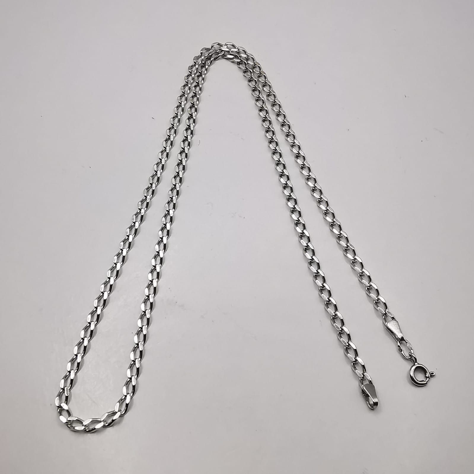 Sterling Silver Vintage Chain Necklece,925 Sterling Silver,Signed , 11,24g Size ONE SIZE - 5 Thumbnail
