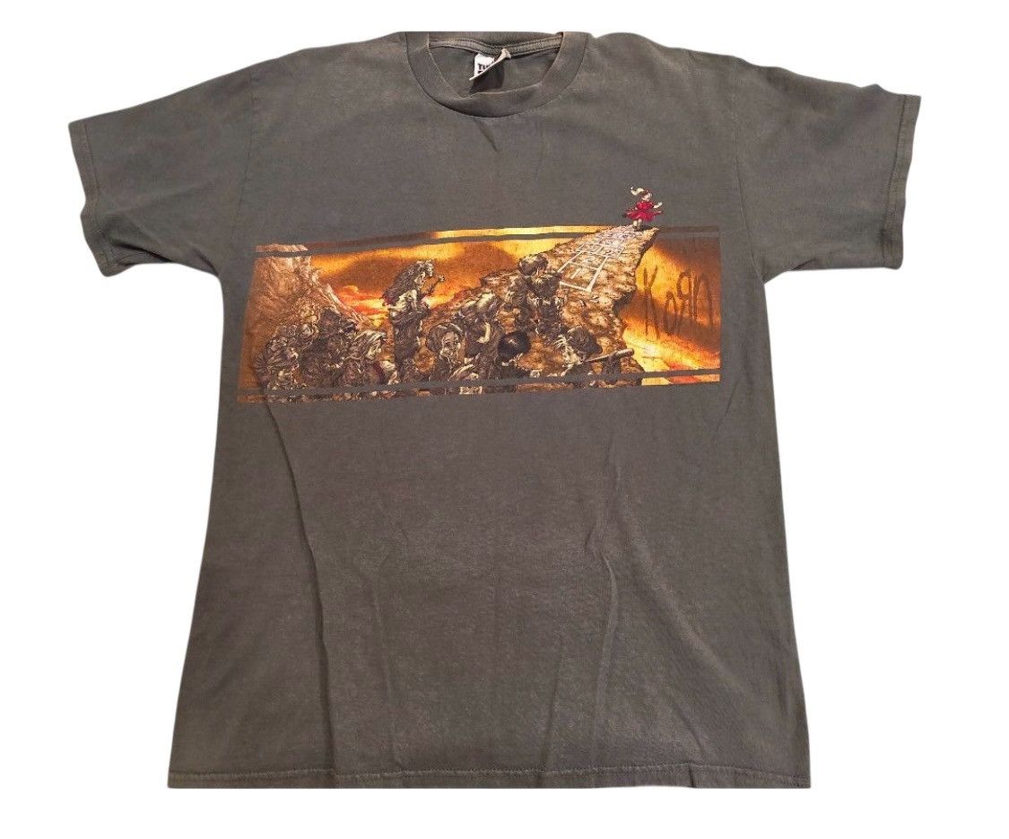 Band Tees × Vintage KORN FOLLOW THE LEADER TOUR 99 RARE VINTAGE 90s Size US L / EU 52-54 / 3 - 1 Thumbnail