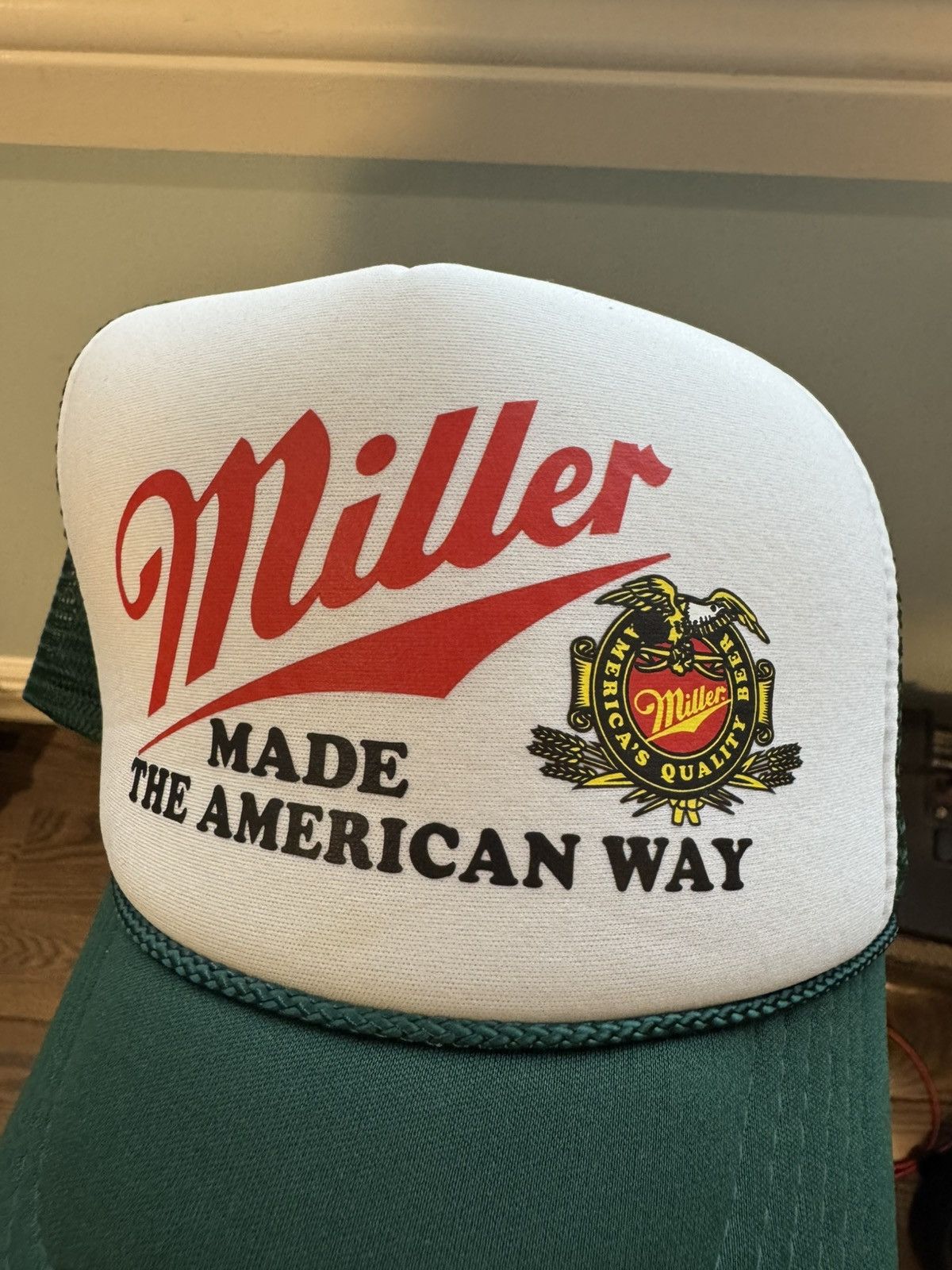 Other VINTAGE MILLER TRUCKER CAP Size ONE SIZE - 3 Thumbnail