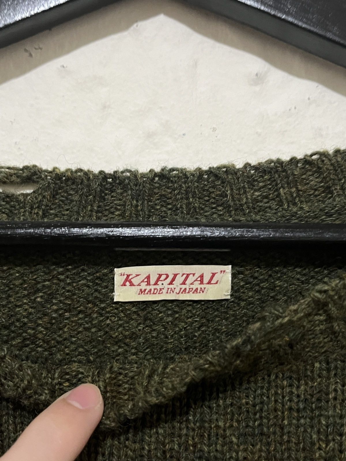 Kapital Kapital Smiley Heavy Wool Knit Sweater Size US L / EU 52-54 / 3 - 5 Thumbnail