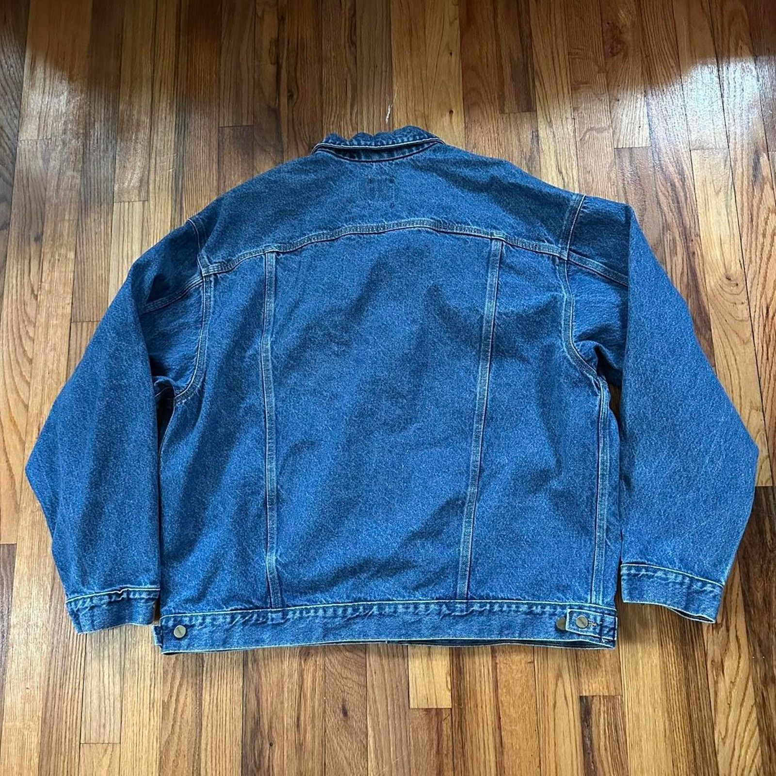 Carhartt 90s Carhartt Denim Trucker Jacket Button Up size 2XL Tall Size US XXL / EU 58 / 5 - 6 Thumbnail