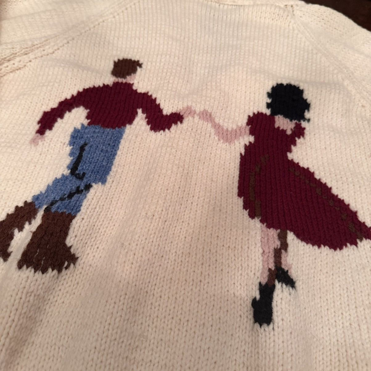 Other 1960s - 1970s Dancing Couple Cowichan Knitweae Sweater RARE Size US XXL / EU 58 / 5 - 2 Thumbnail