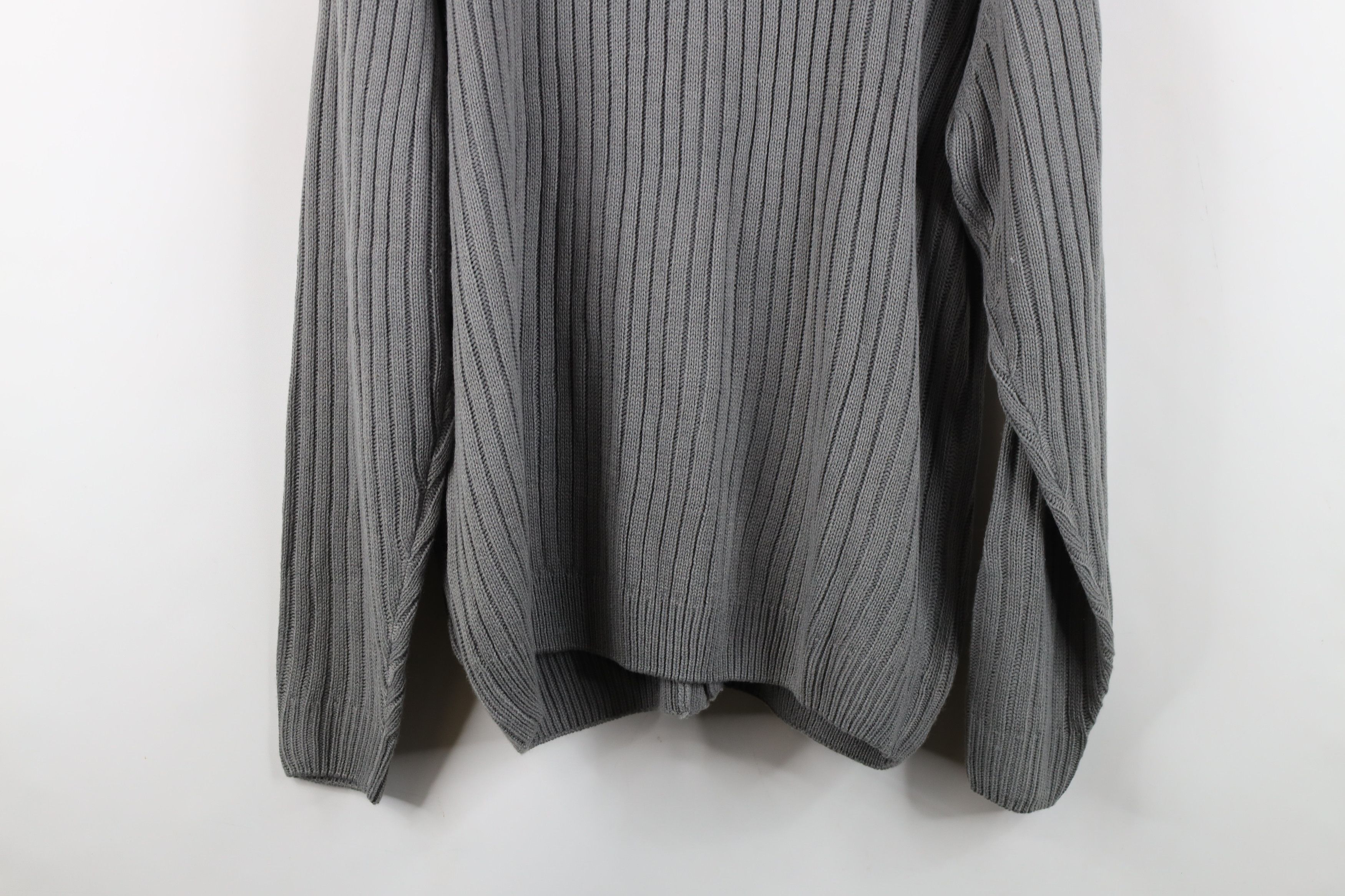 Vintage Deadstock Vintage 90s Streetwear Ribbed Cardigan Sweater Size US L / EU 52-54 / 3 - 10 Thumbnail